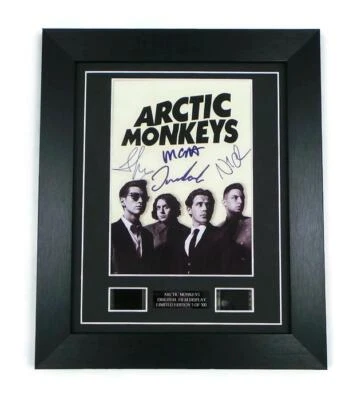 LUCKY MONKEY GIFTS ARCTIC MONKEYS GIFT SIGNED PREPRINT + ORIGINAL FILM CELLS MUSIC MEMORABILIA