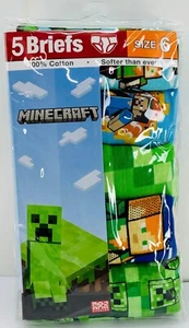 Minecraft Boy' 5-Pack Briefs - Picture 1 of 2