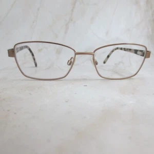 Bebe Eyeglasses Frame BB5165-770 Women's Gold Metal Full Rim Square 51-16-135 - Picture 1 of 7