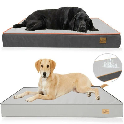 L-XXXL Cama Extra Grande para Mascotas Colchón de Felpa Resistente Ortopédico Cama para Perros Lavable Foto 1 de 4