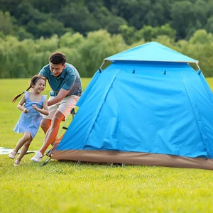 4-6 Person Man Family Tent Automatic Instant Pop Up Tent Camping Easy Set Up - Picture 1 of 10