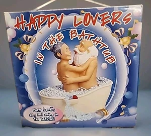 Seltene freche Mr. & Mrs. Santa in Badewanne Sing & Swing musikalische Bewegung getestet - Bild 1 von 10