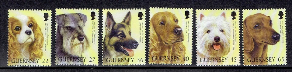 GUERNSEY 2001 Centenary of Dog Club MNH - Image 1 of 1
