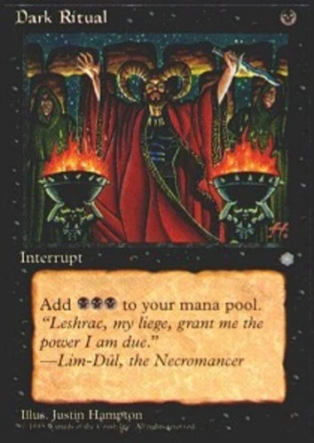 Dark Ritual ~ Moderately Played Ice Age MTG Magic UltimateMTG Black Card - Image 1 of 1