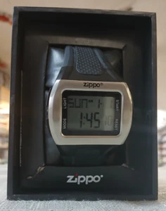 Zippo Sport Digital Contemporary Chronograph Watch W/ Black Polyurethane Strap - Bild 1 von 8