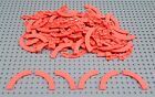 Lego Coral Pink 4 x 4 Curved Smooth Tile (27507) x4 in a set *NEW City Friends