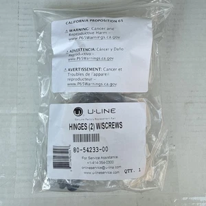 U-line, 80-54233-00, bisagras de puerta para máquina de hielo, ¡nuevo!! - Imagen 1 de 3