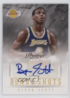 2013-14 Panini Prestige Bonus Shots Auto Gold /10 Byron Scott #26 Auto - Image 1 of 2