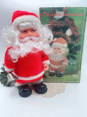 Anillo de campana de Papá Noel a batería de colección para caminar años 80 tocar 3 canciones sin probar Foto 1 de 4