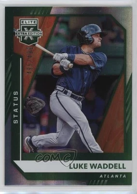 2021 Panini Elite Extra Edition Status Green /499 Luke Waddell #157 - Image 1 of 2