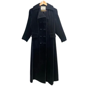 Gabardina vintage Brittany Bay para mujer talla XS terciopelo caprichoso Steampunk grunge - Imagen 1 de 11