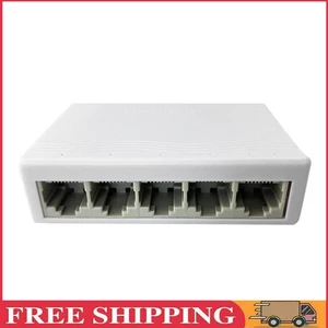 5-Port-Ethernet-Switch, 100 Mbit/s, Kunststoffgehäuse, Plug & Play-Heimnetzwerk- - Bild 1 von 11