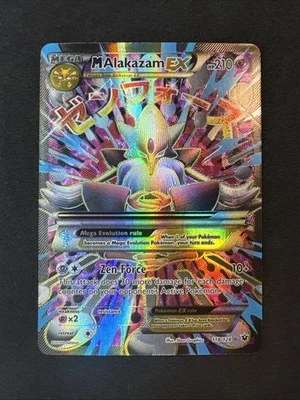 M Alakazam EX (Full Art) 118/124 Fates Collide Holo Pokemon - Image 1 of 4