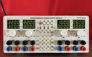 Hameg HM7044 Programmable Power Supply, 4x) 0-32V / 0-3A, GPIB 115V, AT429299073 - Picture 1 of 5