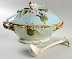 Fitz & Floyd Toulouse blau Tureen & Schüssel 9001560 - Bild 1 von 1