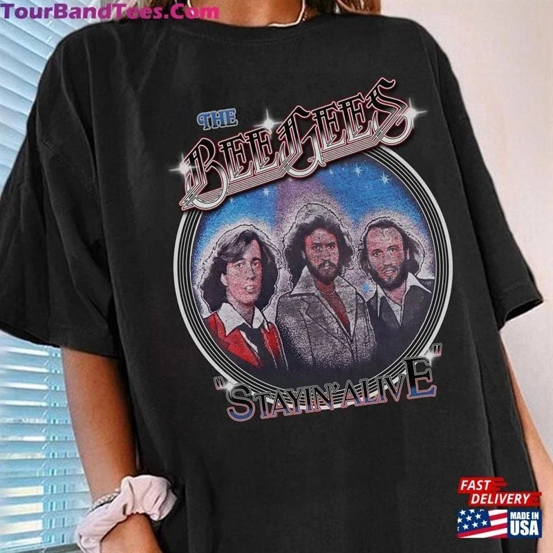 Camisa Bee Gees, Camiseta Negra Bee Gees Unisex S-5XL Regalo Para Fan VN3170 Foto 1 de 1