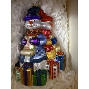 Polonaise Collection Polen Weihnachtsschmuck "Drei Schneeketiere" AP1634 mit Box - Bild 1 von 10