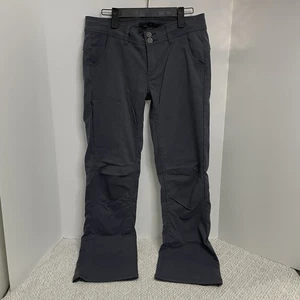 Pantalones de senderismo rectos grises con lengüeta de 4 ruedas Prana para mujer - Imagen 1 de 11
