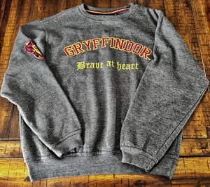 Harry Potter Gryffindor Sweatshirt Womens Gray Wizarding World Pullover S - Picture 1 of 11