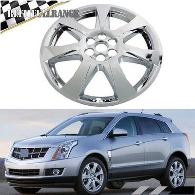 20" Chrome Clad Wheel Covers Assembly 4PCS For Cadillac SRX 2010 2011 2012 2013 - Image 1 of 4