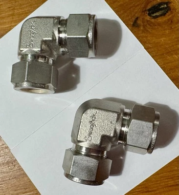 New 3/4x3/4 Swagelok SS  316 90 Elbow Compression Union Tube - Image 1 of 4