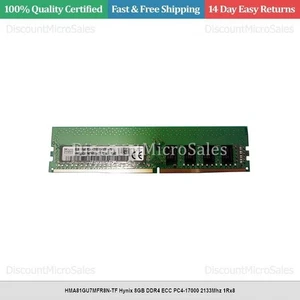 HMA81GU7MFR8N-TF Hynix 8GB DDR4 ECC PC4-17000 2133Mhz 1Rx8 - Picture 1 of 1