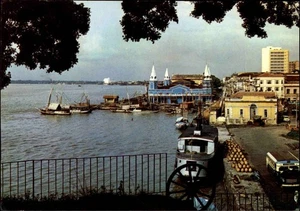 BELEM in BRASILIEN Postkarte AK 1987 frankiert mit Briefmarke Stamp BRASIL - Picture 1 of 2