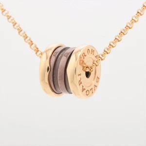 Bvlgari B.Zero 1 Roma Necklace 750 (PG) × ceramic 6.7g Gala serial one letter is - Picture 1 of 7