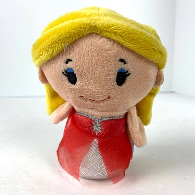 Muñeca de peluche Hallmark Itty Bittys Holiday Barbie cabello rubio 4" Foto 1 de 3