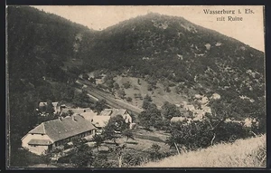 CPA Wasserburg i. Els, vue partielle avec Ruine - Picture 1 of 2