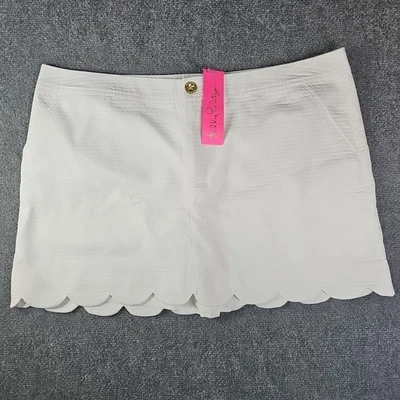 Nuevo con etiquetas Lilly Pulitzer Mujer’s 16 Resort Blanco Colette Skort Playa Golf Vacaciones Foto 1 de 4