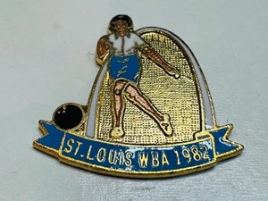 1982 WBA Lapel Pin Women's Bowling Association St Louis Mo Arch WIBC USBC PWBA - Picture 1 of 2