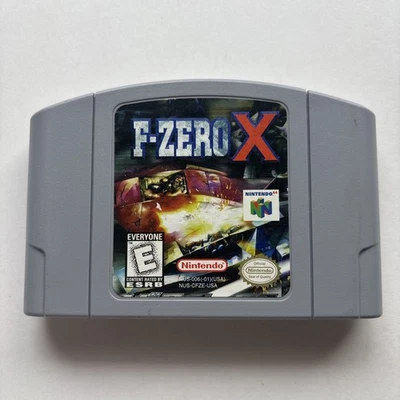 F-Zero X Nintendo 64 N64 Authentic Cleaned Tested Super Fun Retro Racing Game - Image 1 of 4