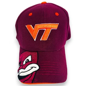Virginia Tech Hokies Strapback Hat Top Of The World VT Hokie Bird - Picture 1 of 7