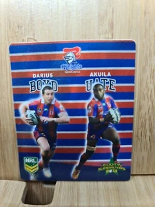 DARIUS BOYD / AKUILA UATE🏆2013 #40 Knights NRL Footy Superstars Tazo🏆 - Picture 1 of 2