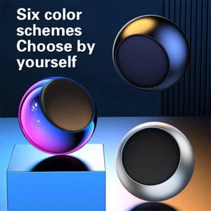 1PC Small Steel Cannon Metal Heavy Duty Subwoofer Outdoor Mini Bluetooth Speak$y - Photo 1/15