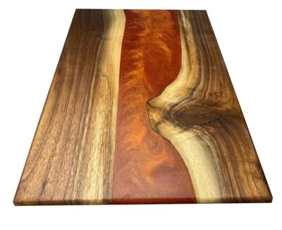 Made To Order Epoxy Resin Dining Coffee Table Top Acacia Table Christmas Decor - Image 1 of 4