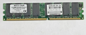 MDT 512 MB (1x512MB) DDR1 333Mhz PC333 32x8 M512-333-16 #R2133 - Picture 1 of 2