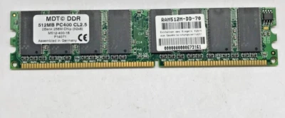 MDT 512 MB (1x512MB) DDR1 333Mhz PC333 32x8 M512-333-16 #R2133 - Image 1 of 2
