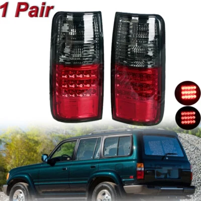 LED 尾灯适用于丰田 Land Cruiser LC80 FJ80 1991 - 1997 后刹车灯 — 第 1/4 张图片