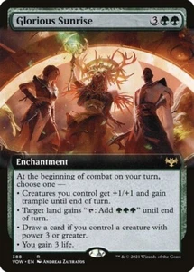 Glorious Sunrise (Extended) - NM - Innistrad: Crimson Vow VOW MTG - Picture 1 of 1