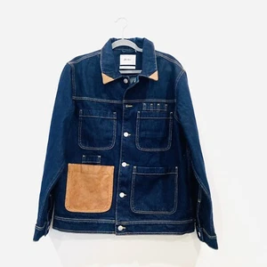 Dr. Woo Jean Jacket Nyden X Designer H&m Embroidered Mens Coats Size Large - Picture 1 of 8