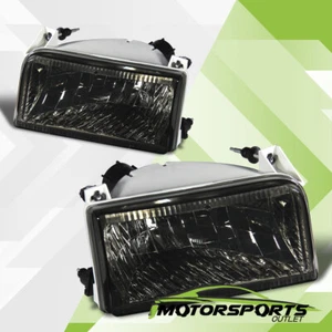 1992 1993 1994 1995 1996 Ford F-150 F-250 Factory Style Smoke Headlights Pair - Picture 1 of 2