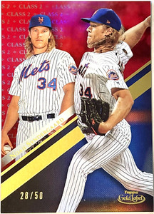 2019 TOPPS GOLD LABEL CLASS 2 RED #38 NOAH SYNDERGAARD *ALLSTAR* GUARDIANS/50