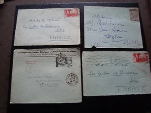 MAROC - 4 devants d enveloppes (cy90) morocco - Picture 1 of 1