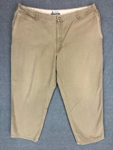 Columbia Pants Men's 42x30 Chino Flat Front Outdoor Walking Canvas Pockets - Picture 1 of 9