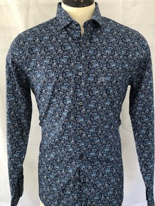 Express Floral Button-Up Casual Button 