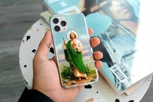 San Judas iPhone Case Saint Jude BPA Free iPhone 11 Pro, iPhone 11, iPhone SE - Picture 1 of 15