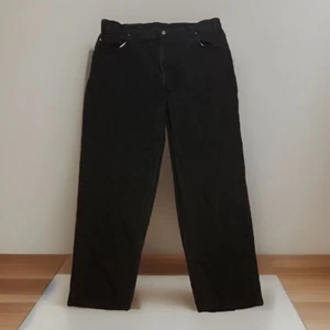 Jeans Vintage Levis 545 Nero Uomo 40x30 Vestibilità Larga Marrone Tab Baggy Y2K Hip Hop - Foto 1 di 9