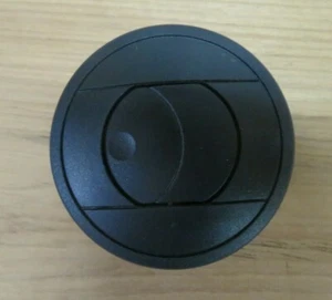 GRADY WHITE ROUND GLOBAL GRILL 2" w/ HOSE ADAPTER (GW BLACK COLOR) DOMETIC - Picture 1 of 7